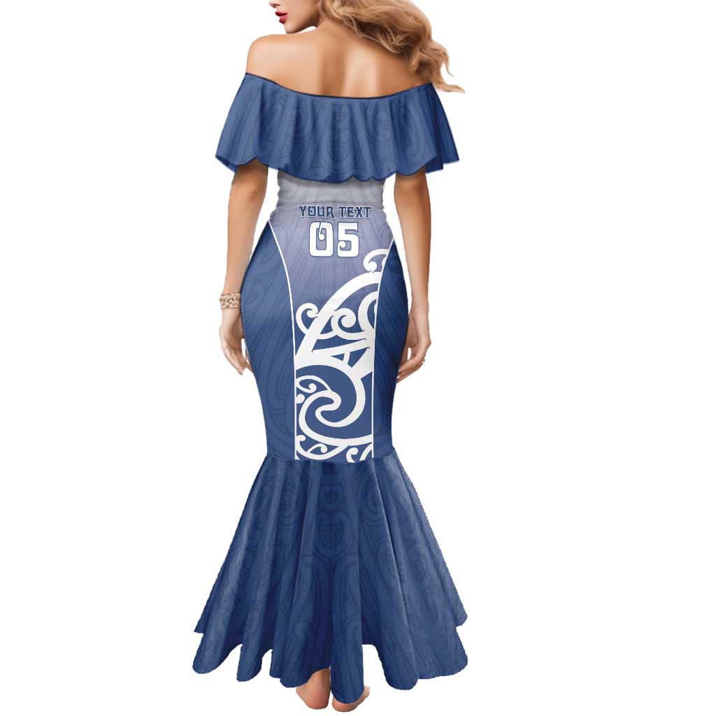 Custom New Zealand Aotea College Family Matching Mermaid Dress and Hawaiian Shirt Maori Koru Pattern LT05 - Polynesian Pride