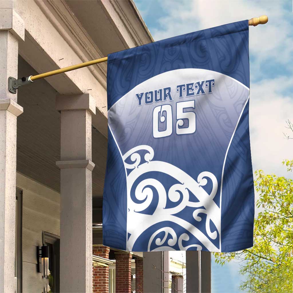 Custom New Zealand Aotea College Garden Flag Maori Koru Pattern