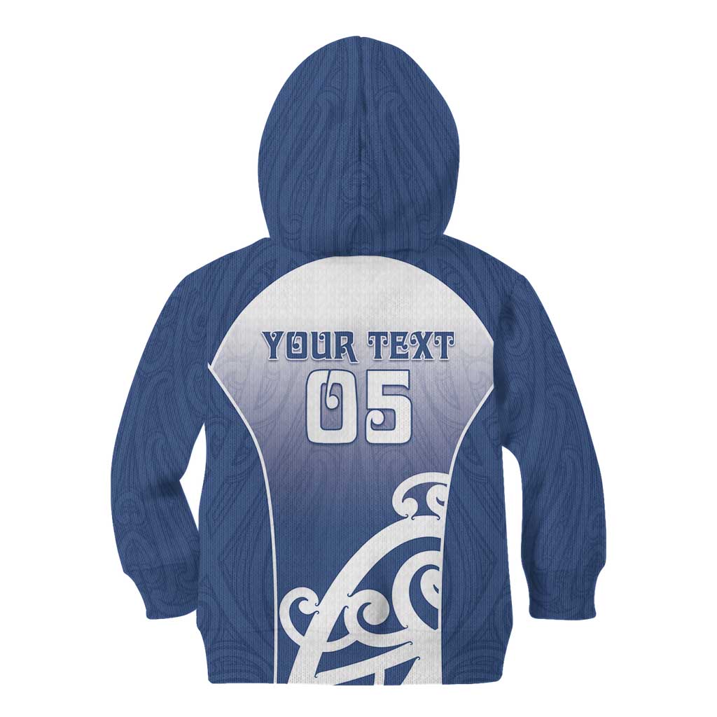 Custom New Zealand Aotea College Kid Hoodie Maori Koru Pattern