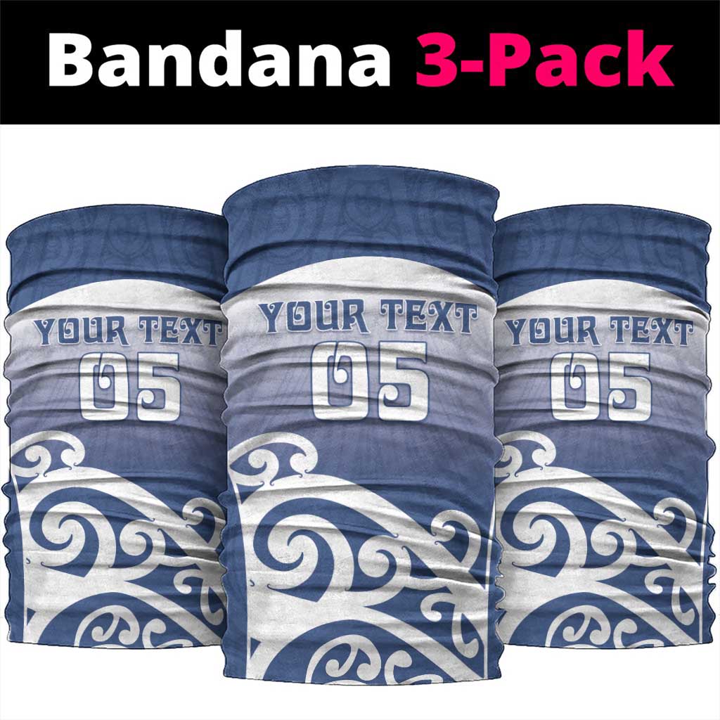 Custom New Zealand Aotea College Neck Gaiter Maori Koru Pattern