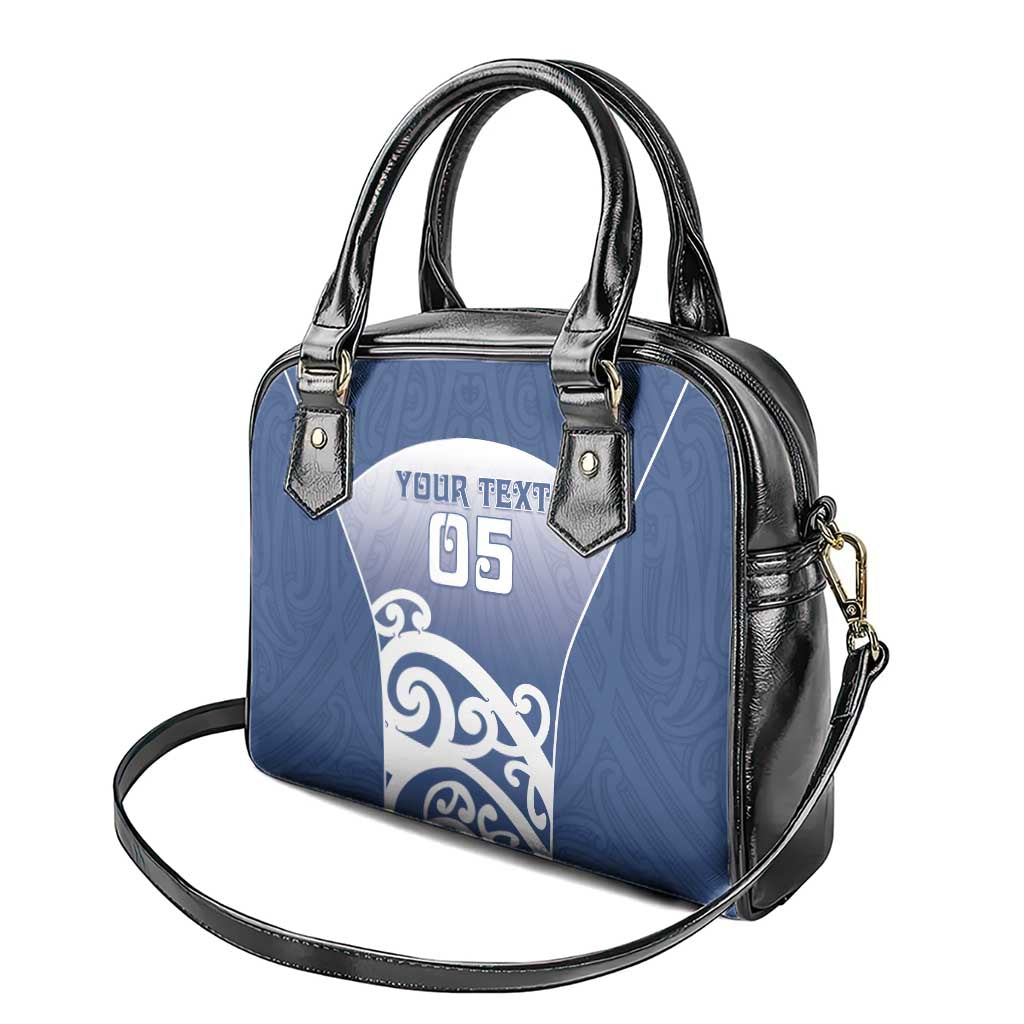 Custom New Zealand Aotea College Shoulder Handbag Maori Koru Pattern