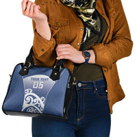 Custom New Zealand Aotea College Shoulder Handbag Maori Koru Pattern