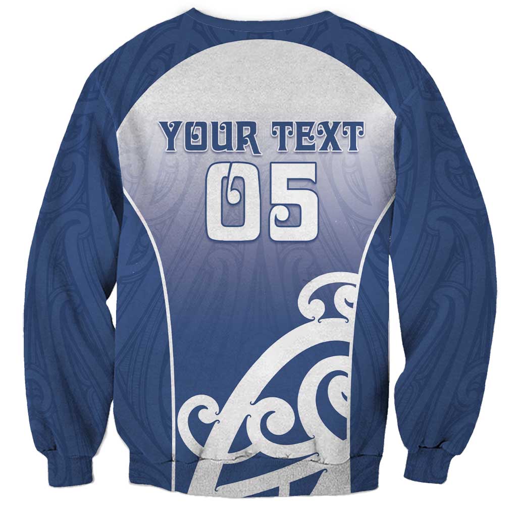 Custom New Zealand Aotea College Sweatshirt Maori Koru Pattern