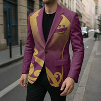 Custom Waiuku College Blazer Maori Koru Pattern