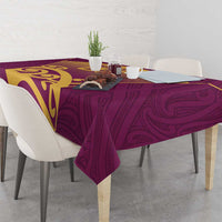 Custom Waiuku College Tablecloth Maori Koru Pattern