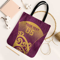Custom Waiuku College Tote Bag Maori Koru Pattern