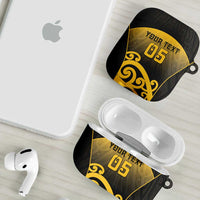 Custom Motueka High School AirPods Case Maori Koru Pattern