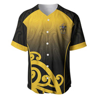 Custom Motueka High School Baseball Jersey Maori Koru Pattern