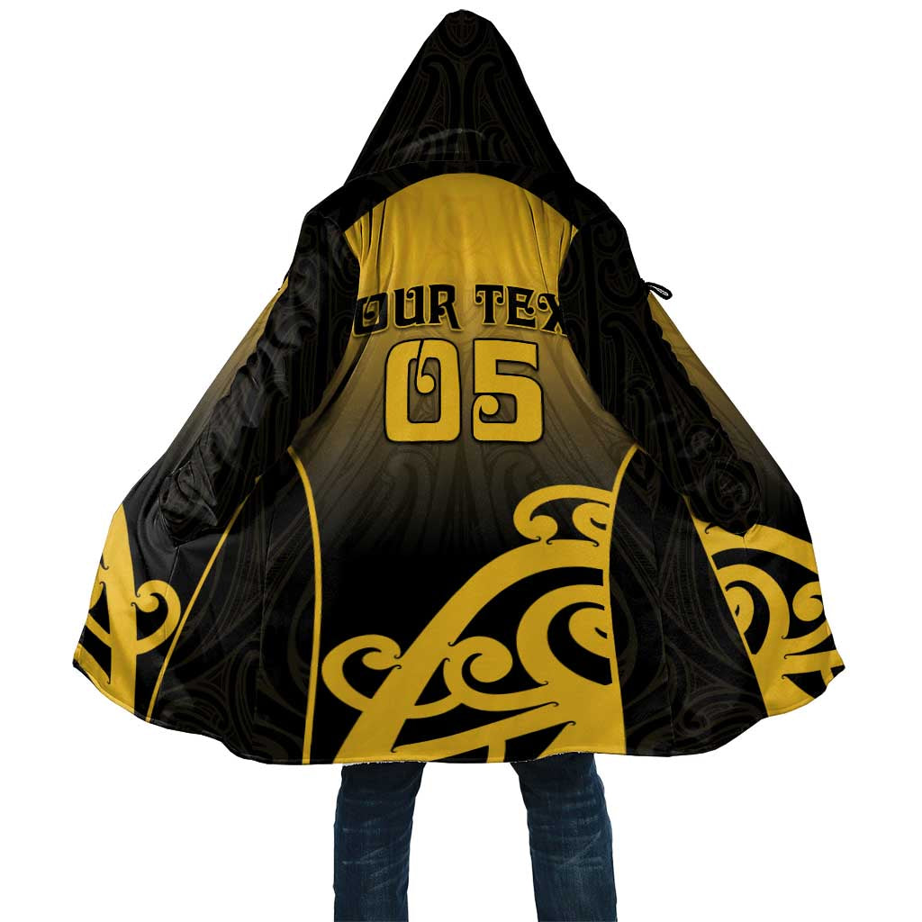 Custom Motueka High School Cloak Maori Koru Pattern
