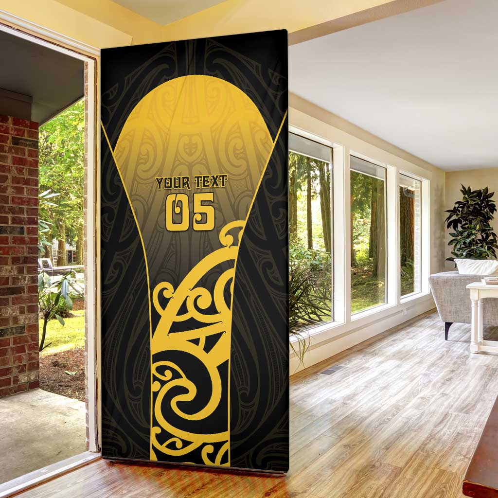 Custom Motueka High School Door Cover Maori Koru Pattern