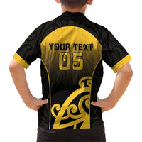 Custom Motueka High School Hawaiian Shirt Maori Koru Pattern