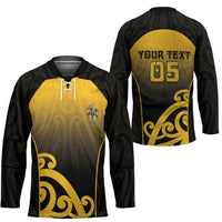 Custom Motueka High School Hockey Jersey Maori Koru Pattern