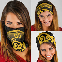Custom Motueka High School Neck Gaiter Maori Koru Pattern