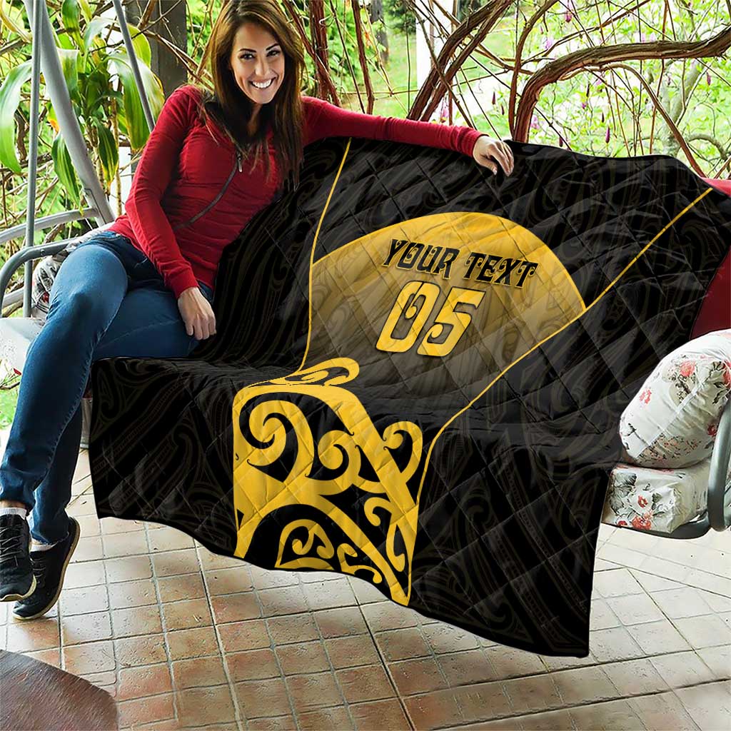 Custom Motueka High School Quilt Maori Koru Pattern