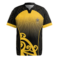 Custom Motueka High School Rugby Jersey Maori Koru Pattern