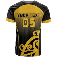 Custom Motueka High School T Shirt Maori Koru Pattern