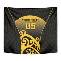 Custom Motueka High School Tapestry Maori Koru Pattern