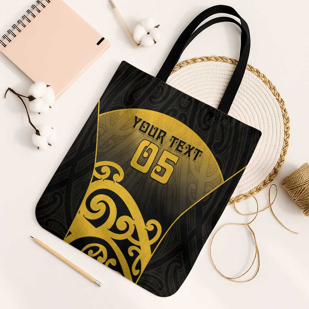 Custom Motueka High School Tote Bag Maori Koru Pattern