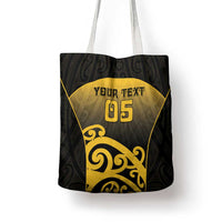 Custom Motueka High School Tote Bag Maori Koru Pattern