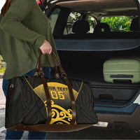 Custom Motueka High School Travel Bag Maori Koru Pattern