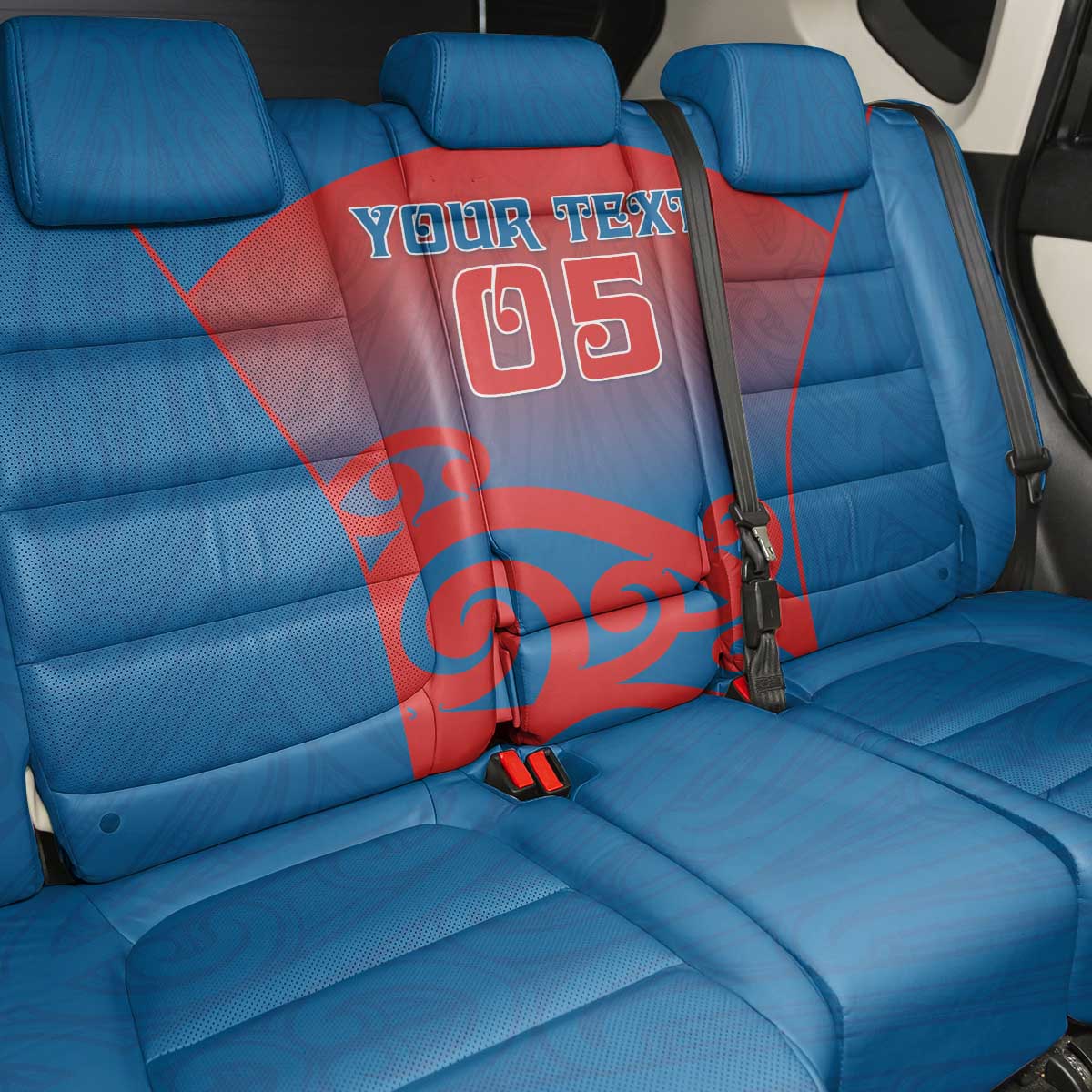 Custom St Joseph's Maori Girls' College Back Car Seat Cover Maori Koru Pattern
