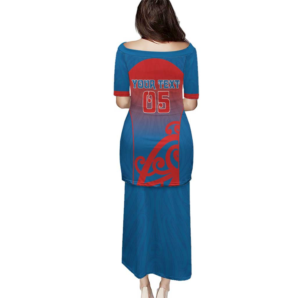 Custom St Joseph's Maori Girls' College Family Matching Puletasi and Hawaiian Shirt Maori Koru Pattern