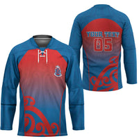 Custom St Joseph's Maori Girls' College Hockey Jersey Maori Koru Pattern
