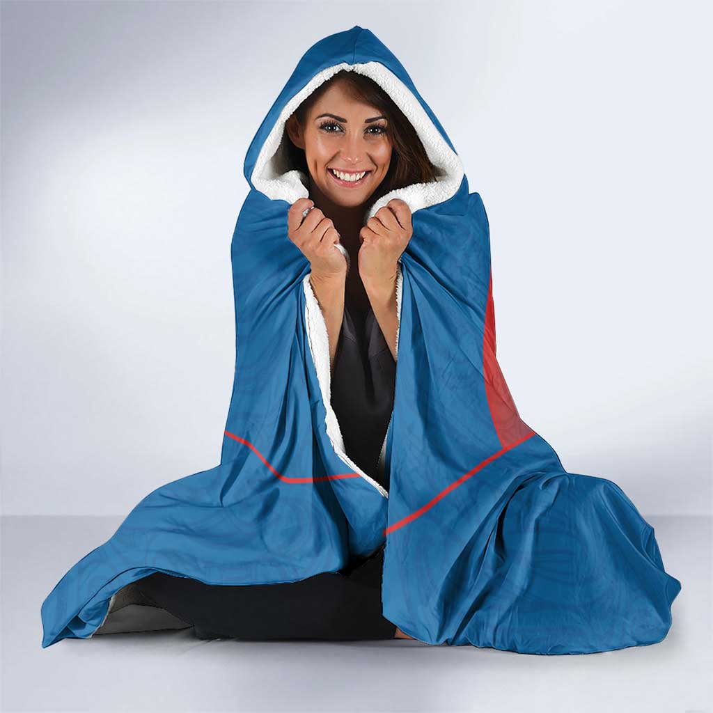 Custom St Joseph's Maori Girls' College Hooded Blanket Maori Koru Pattern