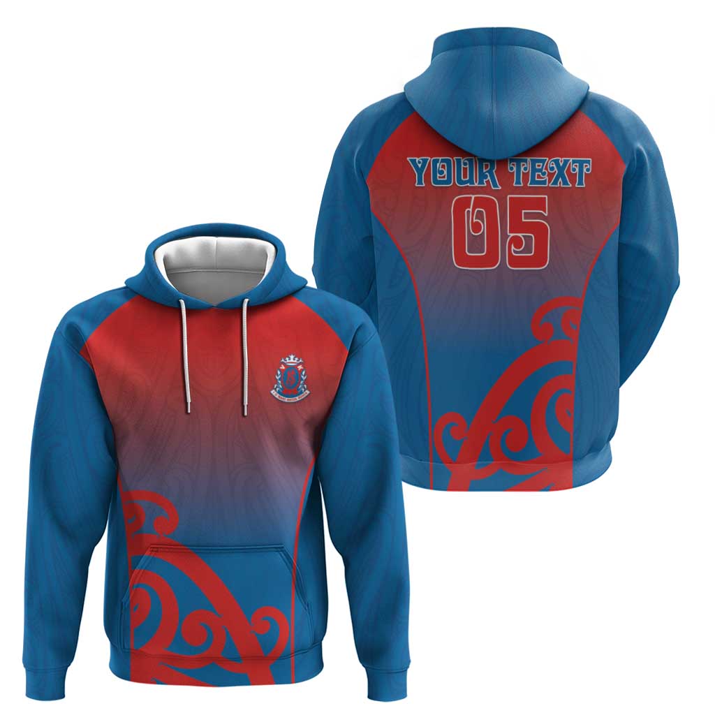 Custom St Joseph's Maori Girls' College Hoodie Maori Koru Pattern