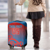 Custom St Joseph's Maori Girls' College Luggage Cover Maori Koru Pattern