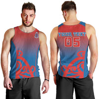 Custom St Joseph's Maori Girls' College Men Tank Top Maori Koru Pattern