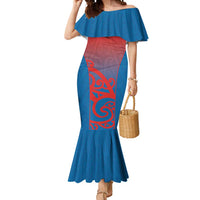 Custom St Joseph's Maori Girls' College Mermaid Dress Maori Koru Pattern