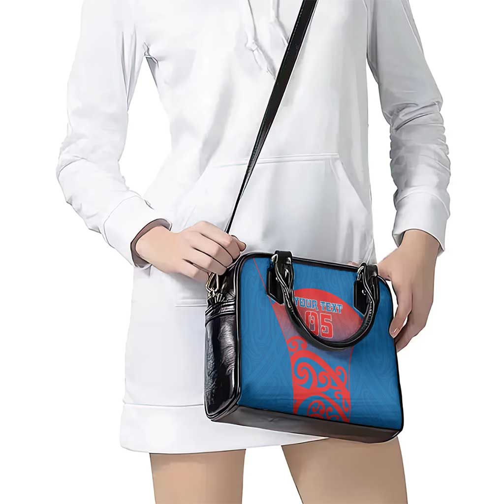 Custom St Joseph's Maori Girls' College Shoulder Handbag Maori Koru Pattern