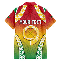 Personalised Vanuatu Family Matching Tank Maxi Dress and Hawaiian Shirt Proud To Be A Ni-Van With Tribal Pattern LT05 - Polynesian Pride