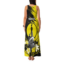 Personalised New Caledonia Day Family Matching Tank Maxi Dress and Hawaiian Shirt Kanaky Flag Coat Of Arms Polynesian Pattern LT05 - Polynesian Pride