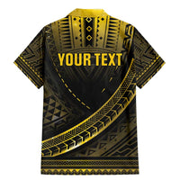 Personalised Polynesia Childhood Cancer Awareness Family Matching Mermaid Dress and Hawaiian Shirt You Are Stronger Than Cancer LT05 - Polynesian Pride