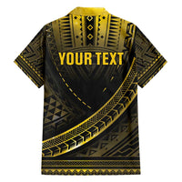 Personalised Polynesia Childhood Cancer Awareness Family Matching Tank Maxi Dress and Hawaiian Shirt You Are Stronger Than Cancer LT05 - Polynesian Pride