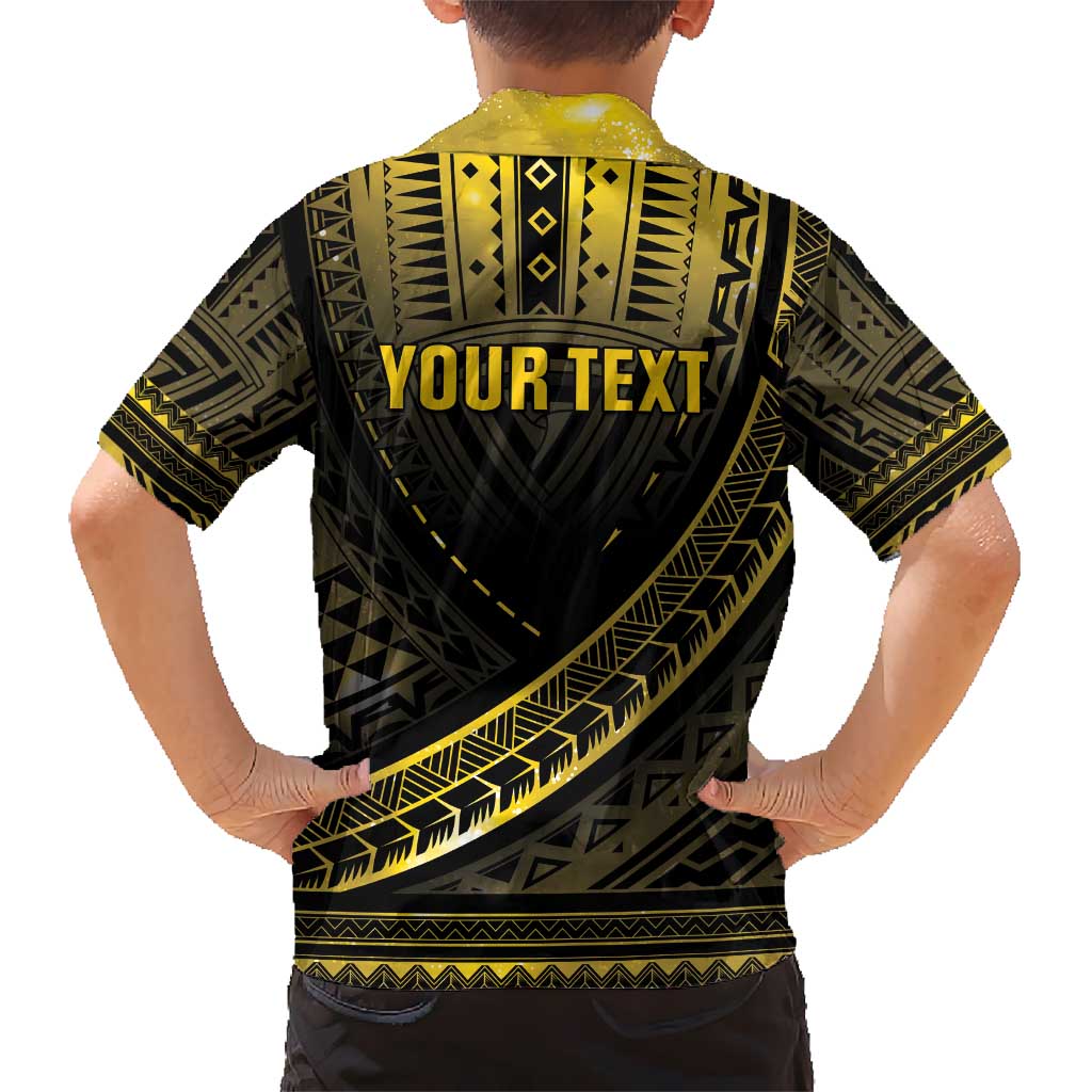 Personalised Polynesia Childhood Cancer Awareness Kid Hawaiian Shirt You Are Stronger Than Cancer LT05 - Polynesian Pride