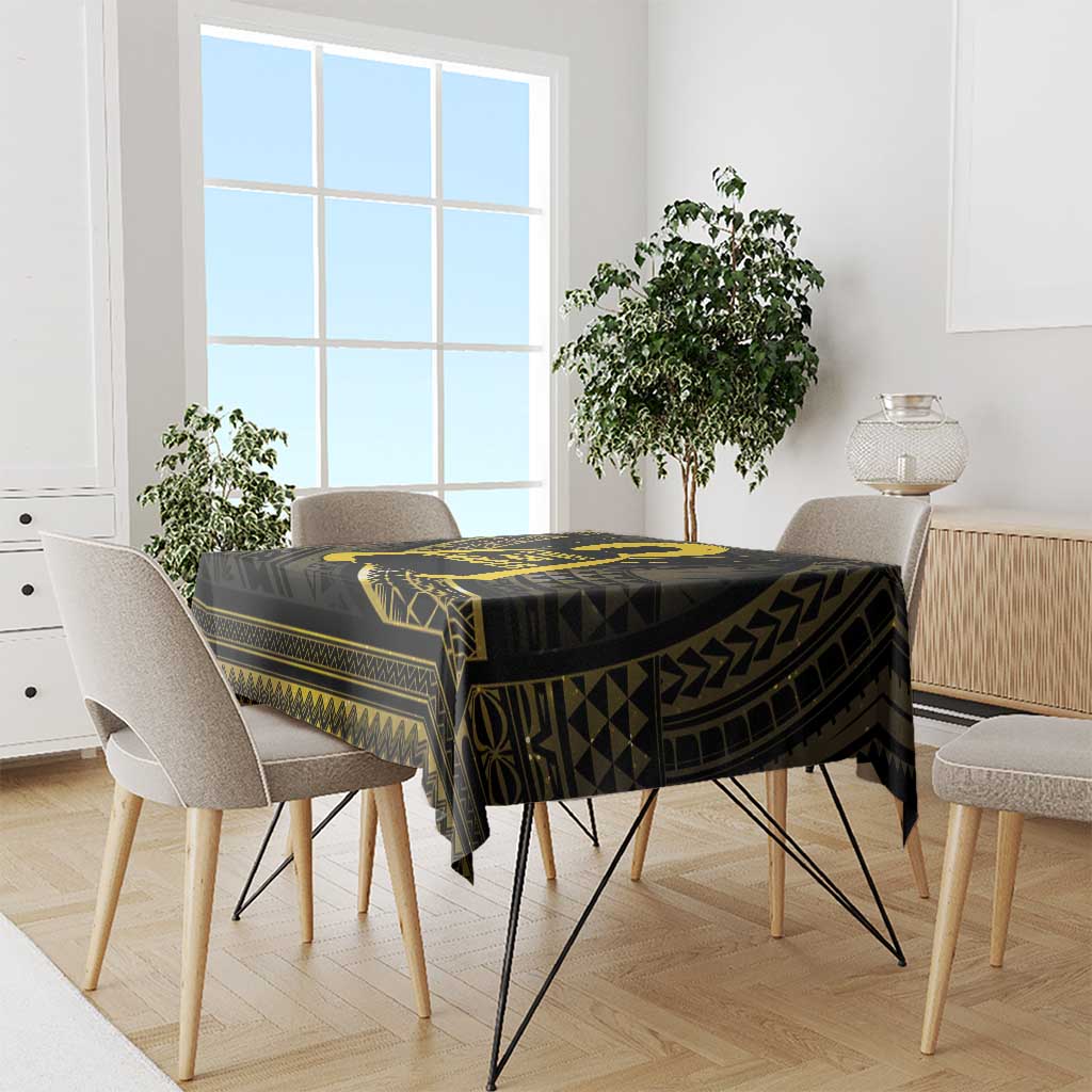 Polynesia Childhood Cancer Awareness Tablecloth You Are Stronger Than Cancer