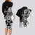 New Zealand Silver Fern Rugby Couples Matching Long Sleeve Bodycon Dress and Hawaiian Shirt World Cup 2023 Go Aotearoa Maori Pattern LT05 - Polynesian Pride