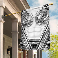 Polynesian Tattoo Inspired Cosplay Costume Garden Flag Tribal Warrior White LT05 House Flag White - Polynesian Pride