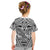 Polynesian Tattoo Inspired Cosplay Costume Kid T Shirt Tribal Warrior White - Polynesian Pride