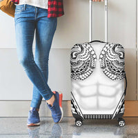 Polynesian Tattoo Inspired Cosplay Costume Luggage Cover Tribal Warrior White LT05 - Polynesian Pride