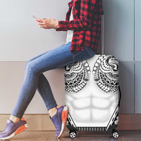 Polynesian Tattoo Inspired Cosplay Costume Luggage Cover Tribal Warrior White LT05 - Polynesian Pride