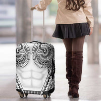 Polynesian Tattoo Inspired Cosplay Costume Luggage Cover Tribal Warrior White LT05 - Polynesian Pride