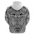 Polynesian Tattoo Inspired Cosplay Costume Zip Hoodie Tribal Warrior White - Polynesian Pride