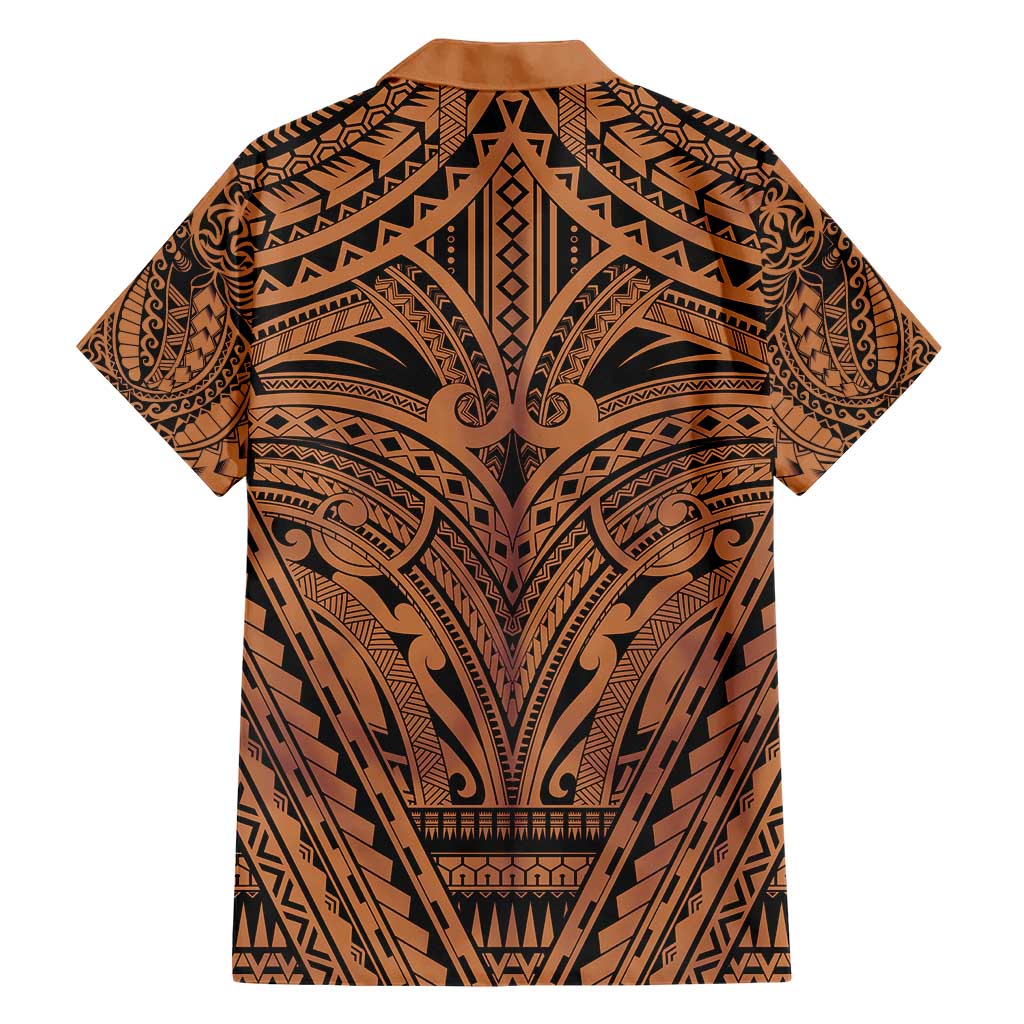 Polynesian Tattoo Inspired Cosplay Costume Hawaiian Shirt Tribal Warrior LT05 - Polynesian Pride