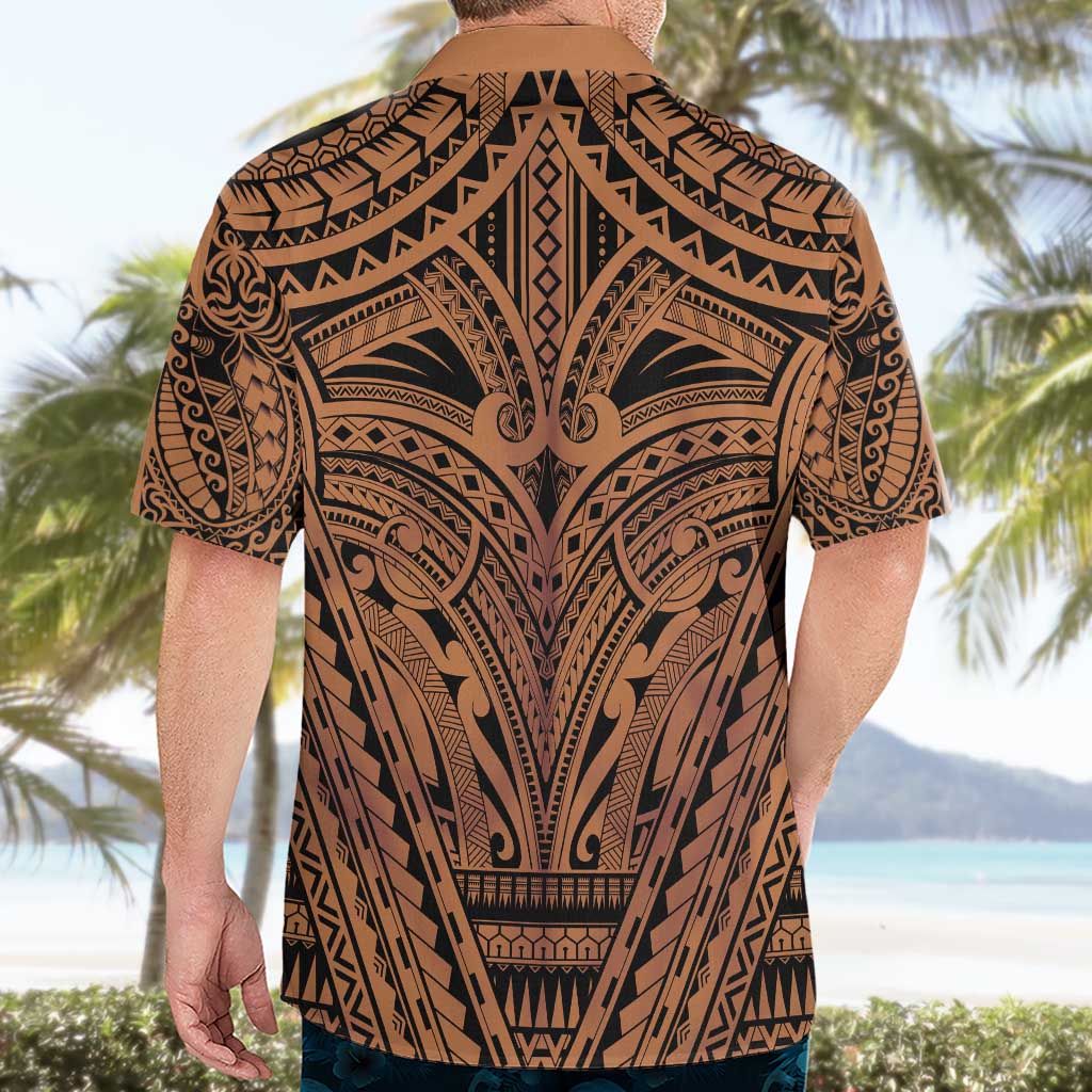 Polynesian Tattoo Inspired Cosplay Costume Hawaiian Shirt Tribal Warrior LT05 - Polynesian Pride