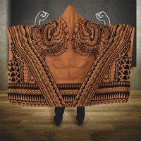 Polynesian Tattoo Inspired Cosplay Costume Hooded Blanket Tribal Warrior LT05 - Polynesian Pride