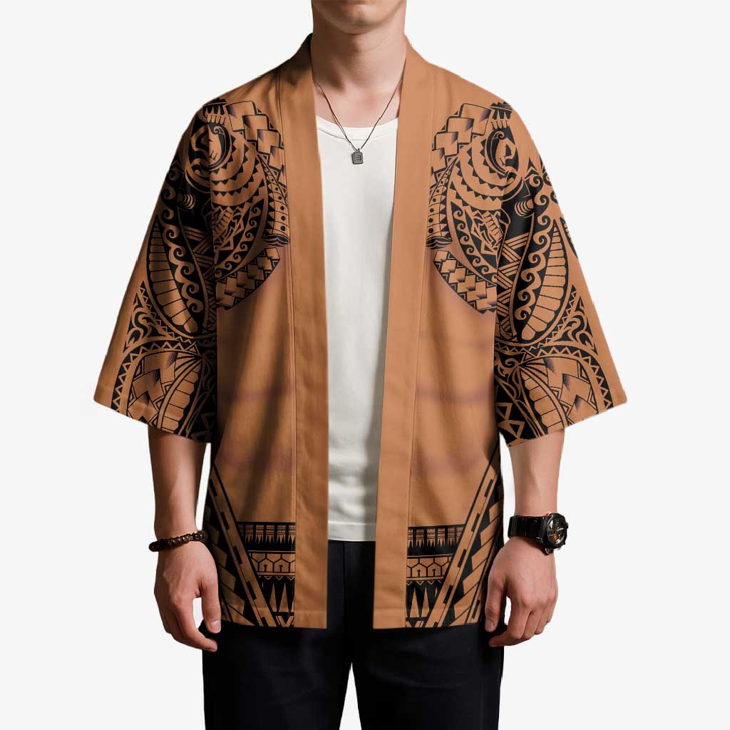 Polynesian Tattoo Inspired Cosplay Costume Kimono Tribal Warrior - Polynesian Pride